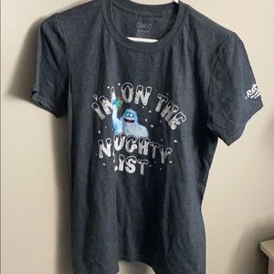 Rudolph reindeer musical tshirt gray